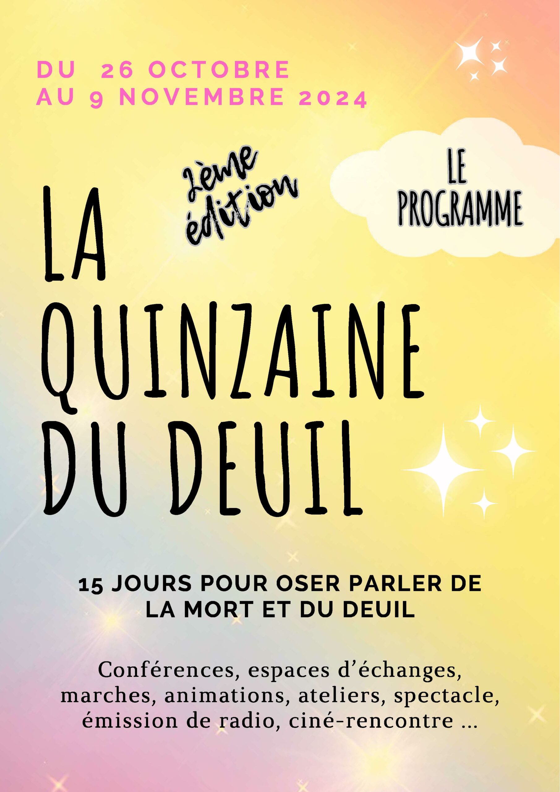 La quinzaine du deuil 2024